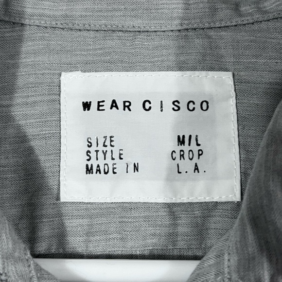 WearCisco SIZE LARGE THE CROP SHIRT IN HEATHERS - Picture 12 of 13
